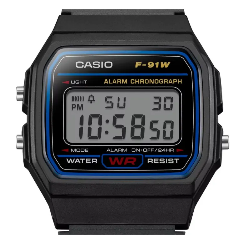 Casio Collection F-91W-1YEG