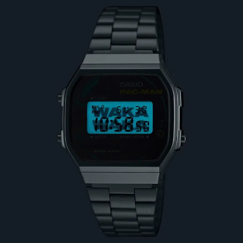 Casio Vintage x PAC-MAN A168WEPC-7AER rannekello