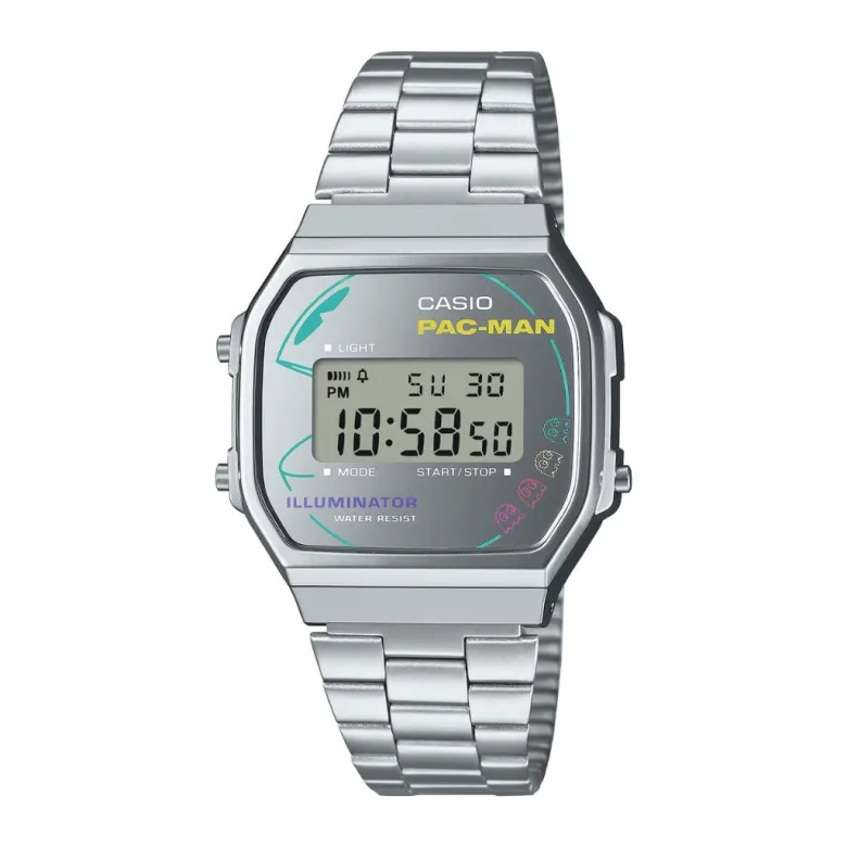 Casio Vintage x PAC-MAN A168WEPC-7AER rannekello