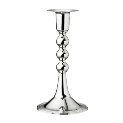 Chippendale kynttilänjalka 157 mm, hopeaa