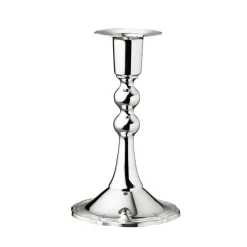 Chippendale kynttilänjalka 137 mm, hopeaa