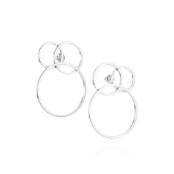 Efva Attling Bubbles korvakorut, hopeaa