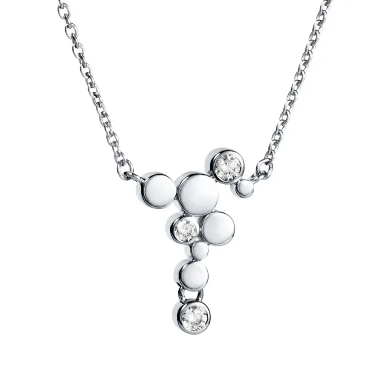 Efva Attling Little Champagne kaulakoru, hopea ja topaasi