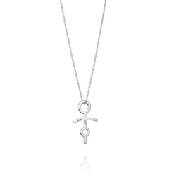 Efva Attling Little Feminine riipus, hopeaa
