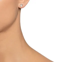 Efva Attling Love Bead korvakorut, hopeaa ja ruusukvartsi