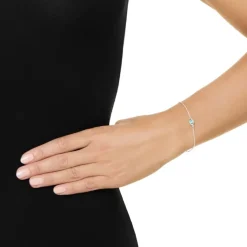 Efva Attling Love Bead rannekoru, hopea ja topaasi