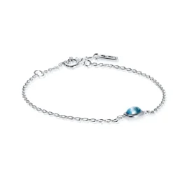 Efva Attling Love Bead rannekoru, hopea ja topaasi