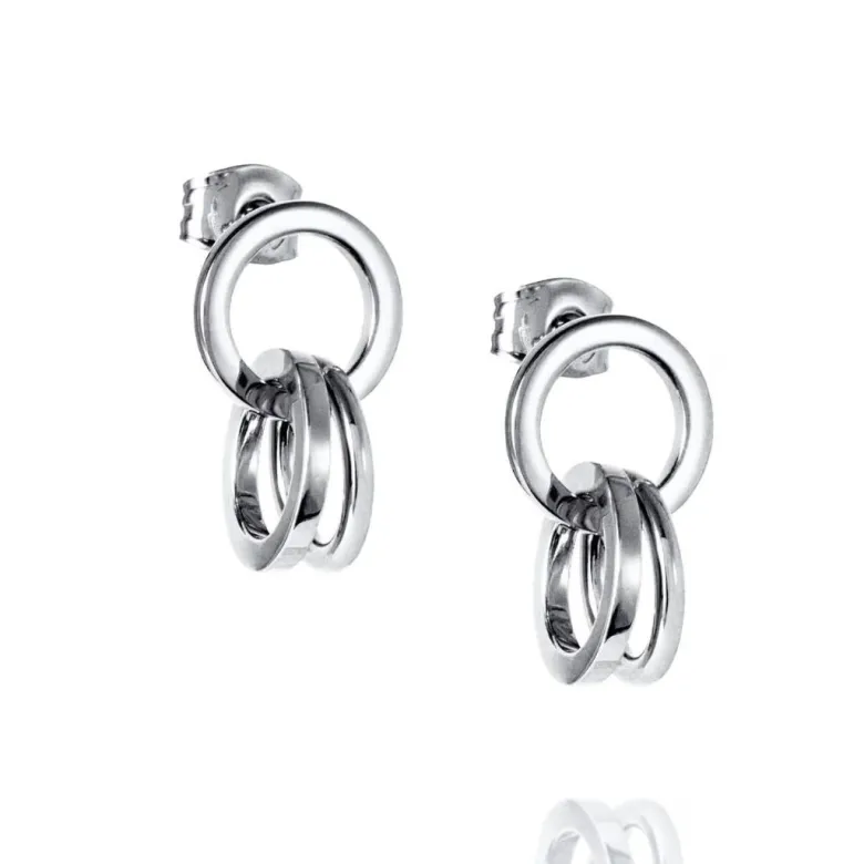 Efva Attling Messy Rings korvakorut, hopeaa