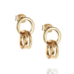 Efva Attling Messy Rings korvakorut, kullattua hopeaa