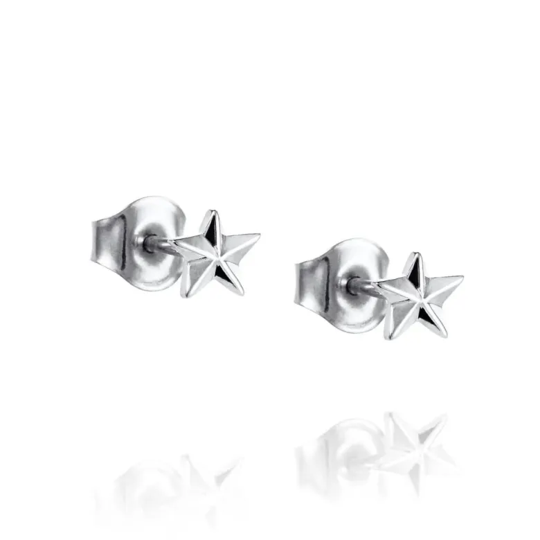 Efva Attling Micro Catch A Falling Star Stud korvakorut, hopeaa