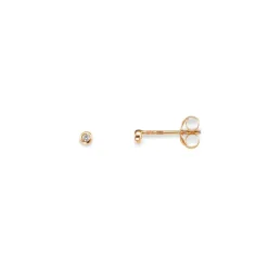 Efva Attling My first diamond studs korvakorut, keltakultaa timanteilla