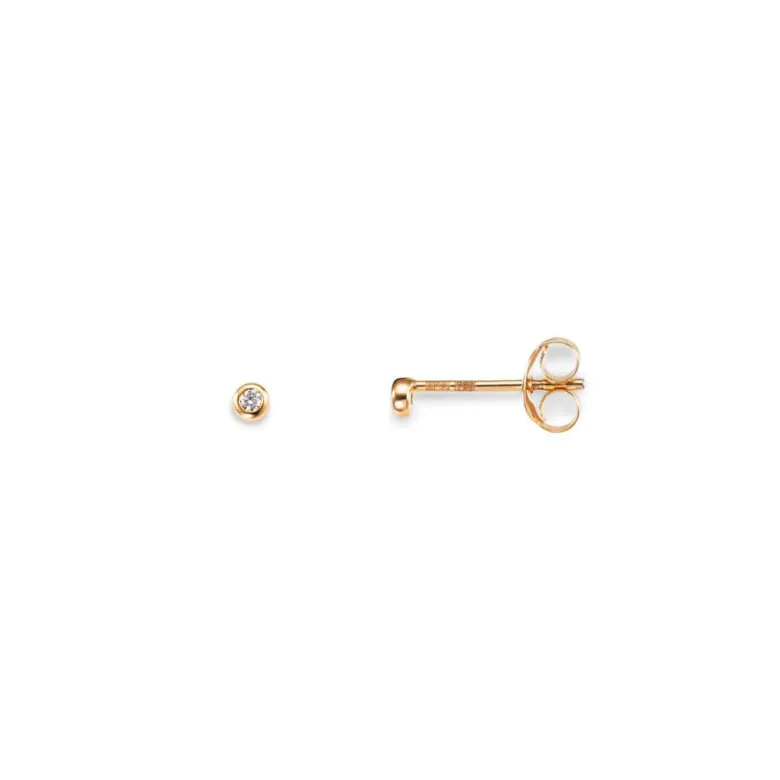 Efva Attling My first diamond studs korvakorut, keltakultaa timanteilla