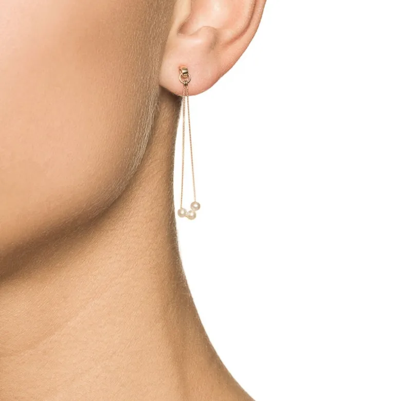 Efva Attling My Little Pearl korvakorut, keltakulta ja makeanvedenhelmet