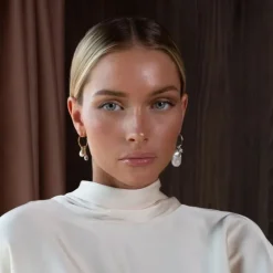 Efva Attling 101 Plain Hoops korvakorut, keltakultaa