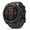 Garmin Fenix 8, 51 mm Amoled Sapphire, hiilenharmaa titaani ja musta, älykello 010-02905-21