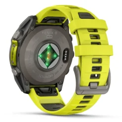 Garmin Fenix 8, 47mm Solar Sapphire, titaani ja keltainen, älykello 010-02906-21