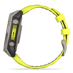 Garmin Fenix 8, 47mm Solar Sapphire, titaani ja keltainen, älykello 010-02906-21