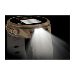 Garmin Fenix 9 Pro inReach AMOLED, 43mm, kullanvärinen titaani ja luunharmaa nahkaranneke, älykello 010-04335-41