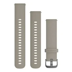 Garmin hiekanvärinen Quick release -silikoniranneke 20mm, pikakiinnitys, 010-12691-09