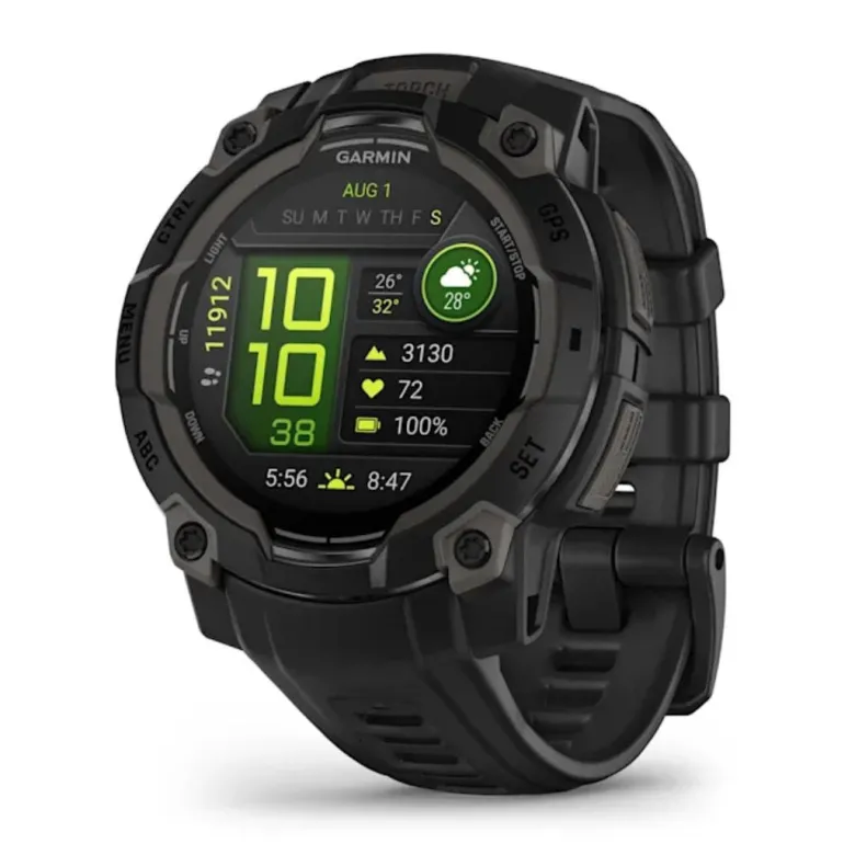 Garmin Instinct 3 AMOLED, 45mm, musta, GPS-älykello 010-02936-00