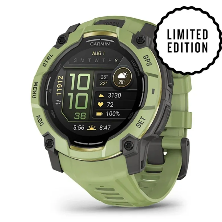 Garmin Instinct 3 AMOLED, 50mm, saniaisenvihreä, GPS-älykello 010-03020-02
