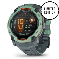 Garmin Instinct 3 AMOLED, 50mm, vedenvihreä ja siniharmaa, GPS-älykello 010-03020-01