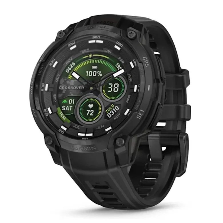 Garmin Instinct Crossover AMOLED Tactical Edition, GPS-hybridiälykello 010-03398-02