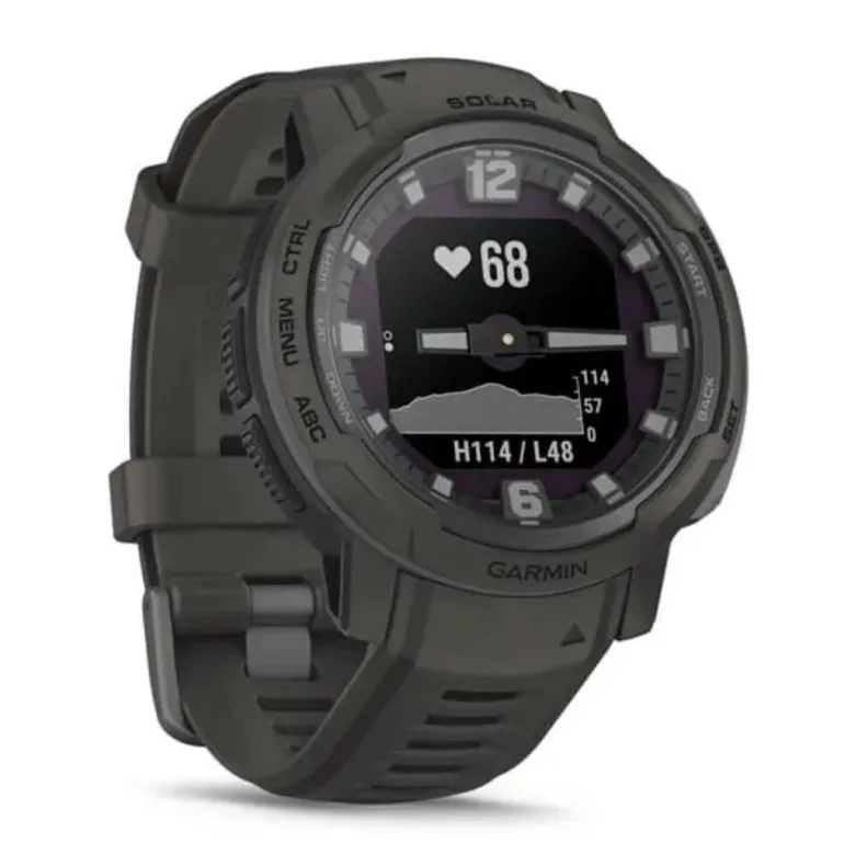 Garmin Instinct Crossover Solar, Black Graphite, GPS-hybridiälykello 010-02730-01