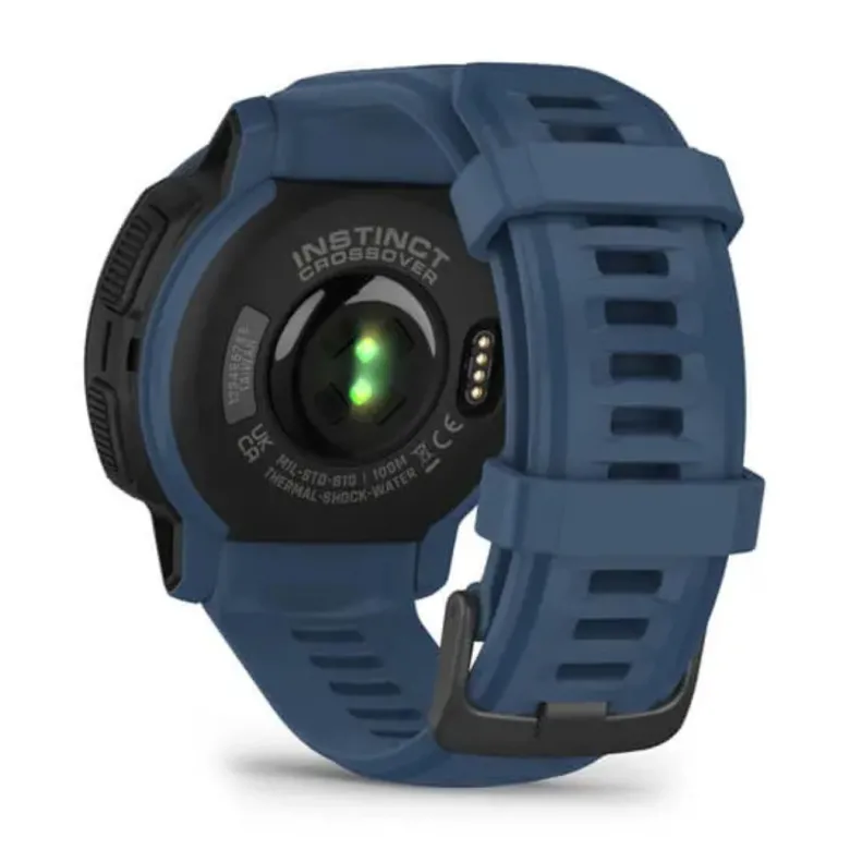 Garmin Instinct Crossover Solar, Tidal Blue, GPS-hybridiälykello 010-02730-02