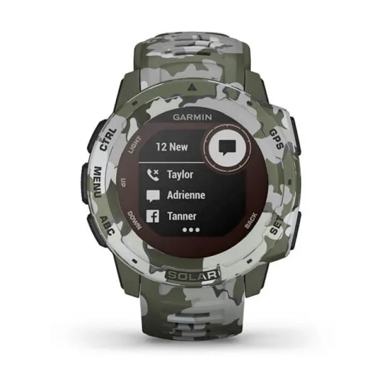Garmin Instinct Solar Lichen Camo maastokuvio älykello 010-02293-06