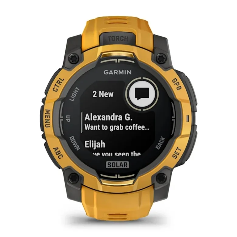 Garmin Instinct 3 Solar, 45mm, auringonkeltainen, GPS-älykello 010-02934-02