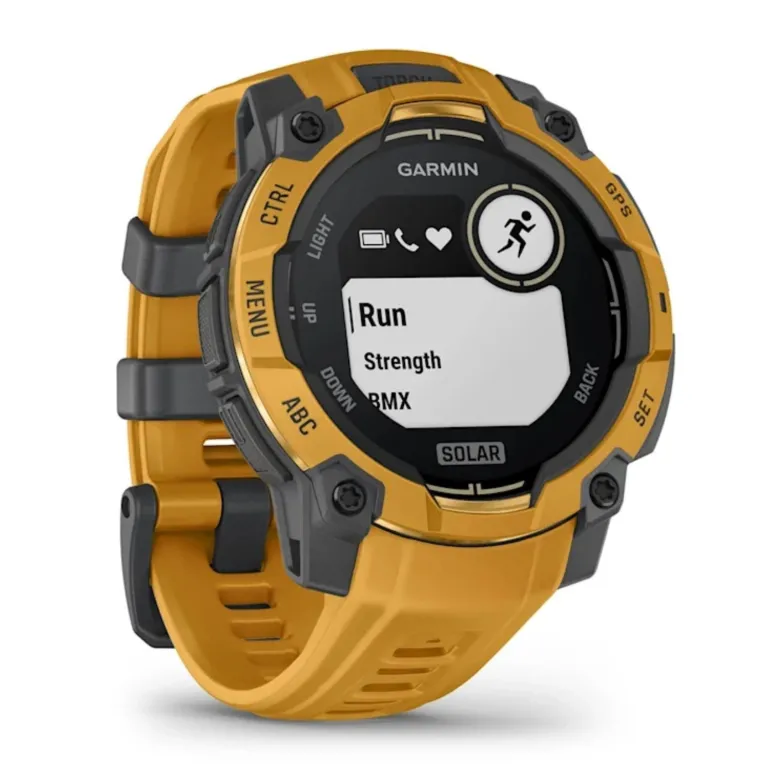 Garmin Instinct 3 Solar, 45mm, auringonkeltainen, GPS-älykello 010-02934-02