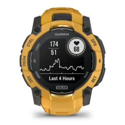 Garmin Instinct 3 Solar, 50mm, auringonkeltainen, GPS-älykello, 010-02935-02