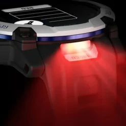 Garmin Instinct 3 Solar, 50mm, vaaleanharmaa, musta ja sähkönsininen, GPS-älykello, 010-02935-03