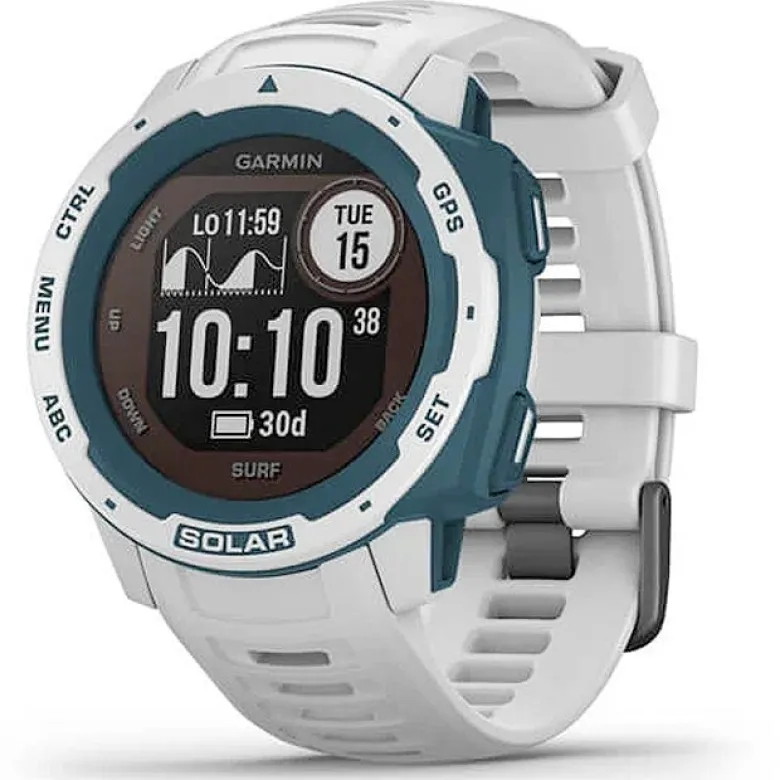 Garmin Instinct Solar Surf Cloudbreak vaaleanharmaa älykello 010-02293-08