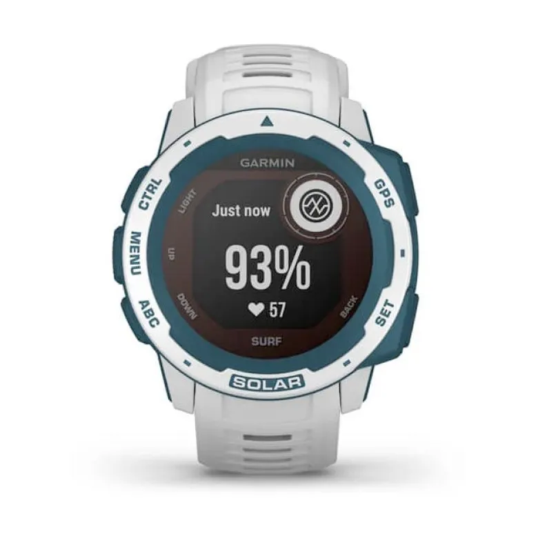 Garmin Instinct Solar Surf Cloudbreak vaaleanharmaa älykello 010-02293-08