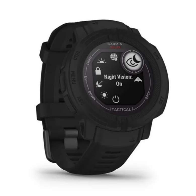 Garmin Instinct 2 Solar Tactical, musta, GPS-älykello 010-02627-03