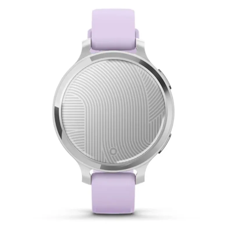Garmin Lily 2 Active, hopea ja vaaleanvioletti silikonihihna, 010-02891-01