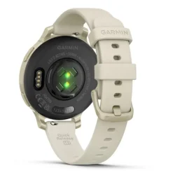 Garmin Lily 2 Active, vaalea kulta ja luunvalkoinen silikonihihna, 010-02891-00