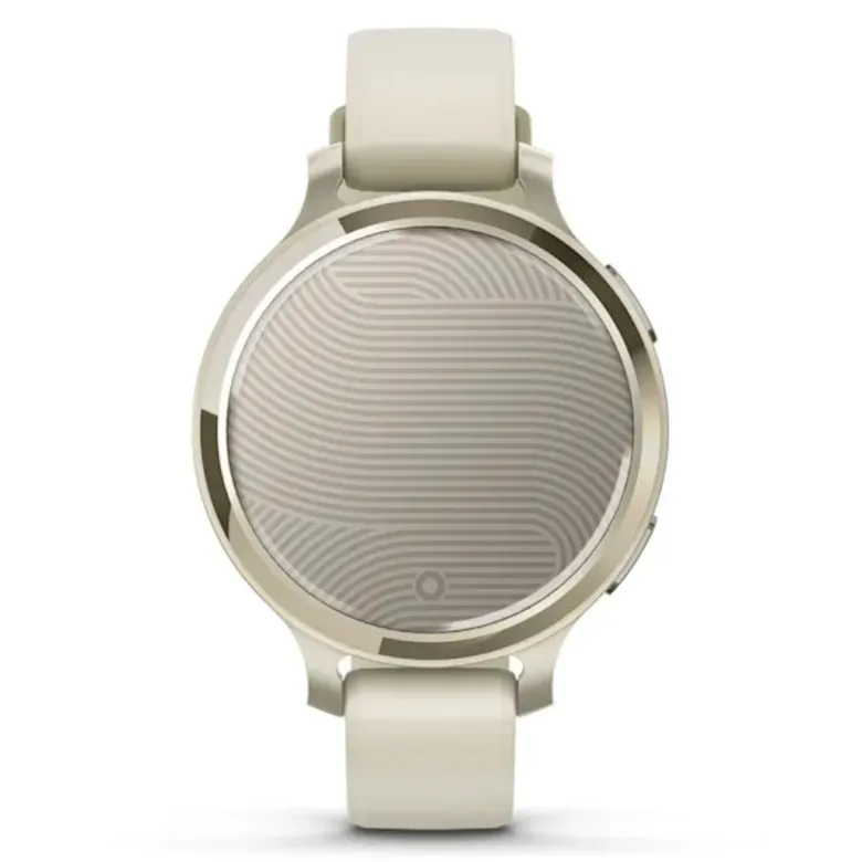 Garmin Lily 2 Active, vaalea kulta ja luunvalkoinen silikonihihna, 010-02891-00