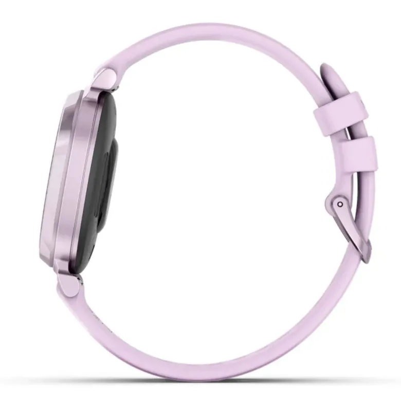 Garmin Lily 2, metallinen lila ja lilanvärinen silikonihihna, 010-02839-01