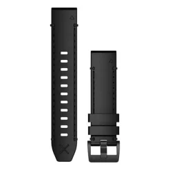 Garmin QuickFit 22mm ranneke, Aito Horween musta nahkahihna 010-12738-19