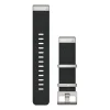 Garmin QuickFit 22mm ranneke, jakardikudottu musta nailon 010-12738-21