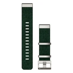 Garmin QuickFit 22mm ranneke, jakardikudottu männynvihreä nailon 010-13008-00