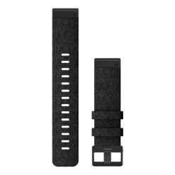 Garmin QuickFit 22mm ranneke, meleerattu musta nailon 010-12863-07