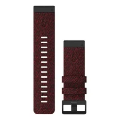 Garmin QuickFit 26mm ranneke, meleerattu punainen nailon 010-12864-06