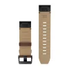 Garmin QuickFit nahkaranneke 26mm, saksanpähkinänruskea, 010-14508-20