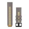Garmin QuickFit silikoniranneke 26mm, hopeanharmaa/oranssi, 010-14508-02