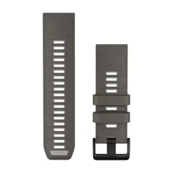 Garmin QuickFit silikoniranneke 26mm, kivenharmaa/hopeanharmaa, 010-14510-00