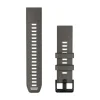 Garmin QuickFit silikoniranneke 22mm, kivenharmaa/hopeanharmaa, 010-14509-00